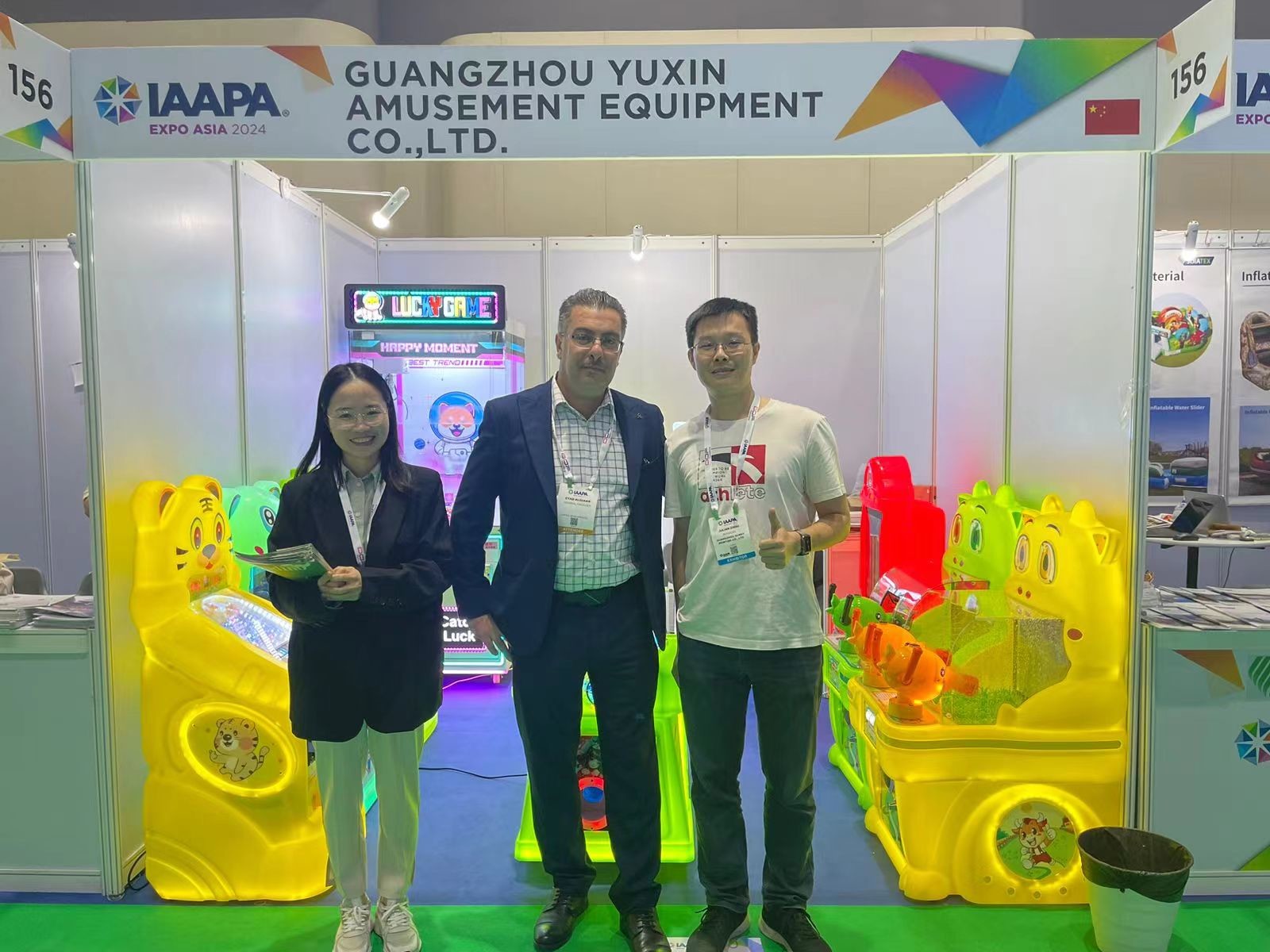 Latest company case about Yuxin Amusement Co., Ltd.'s Thailand exhibition was a great success, winning loyal fans and export orders