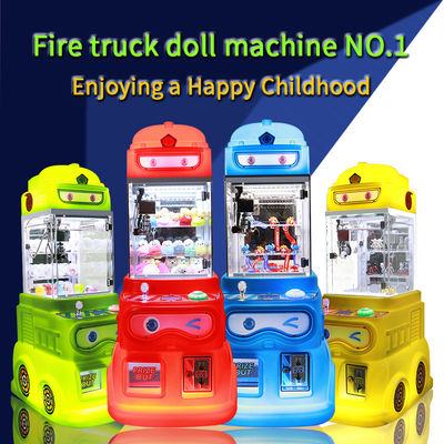 Factory Direct Mini Coin-operated  Claw Machine For Kids Colorful LED Prize Crane Machine