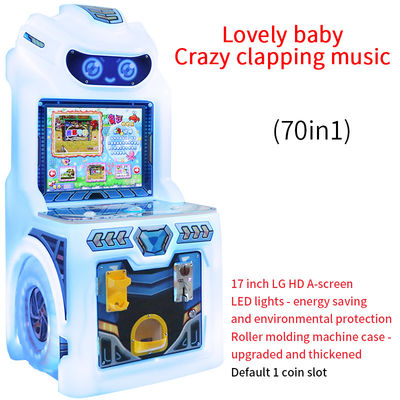 Ein guter Preis. 17-Zoll-Zwei-Spieler-Münz-betriebene Kampf-Game-Konsole mit Tasten-Klick-Game-Maschine Online