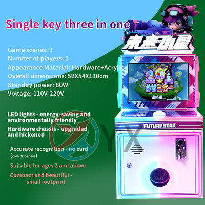 Ein guter Preis. Explosive Button Münzbetriebene Zukunft Little Star Games Kinder Arcade Single Key Spielkonsole veröffentlicht Online