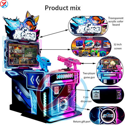 Double Player Children's Game Console With Full Firepower Parent-child Game