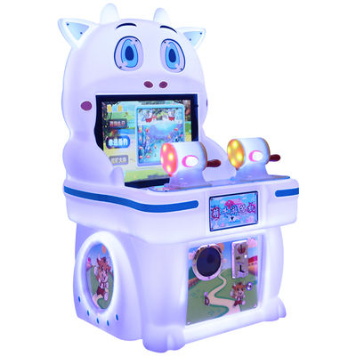 Wholesale Coin-operated Animal Cartoon Dual Player Kids Arcade Game Machine With LED Light