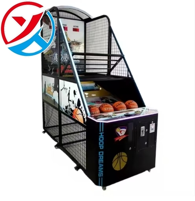 Metal Basketball Arcade Game Machine Coin Operated Game Basketball Shooting Game Machine