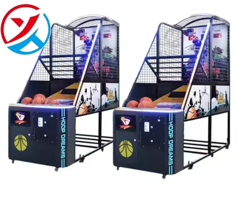 Metal Basketball Arcade Game Machine Coin Operated Game Basketball Shooting Game Machine