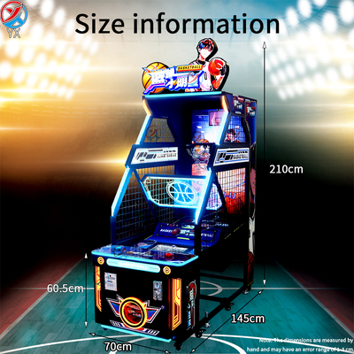 Arcade Coin Operated Amusement Park Facility Basketball Arcade Game Machine