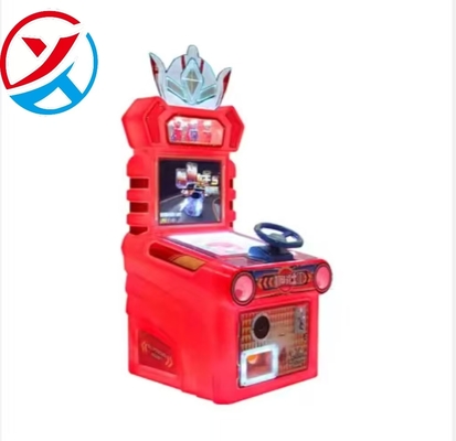 Coin-Operated Children's Racing Games Machine 220V Metal Plastic Material For Amusement