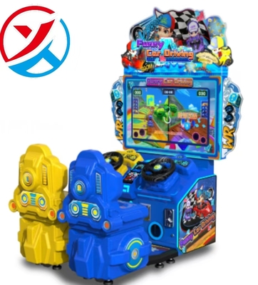 Game Center Indoor Electronic Double People Simulator Racing Car Game Machine with Video