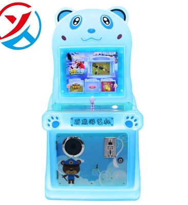 220V Cute Bear Single Arcade Game Coin-Operated Metal Mini Model Token For Ages 6+