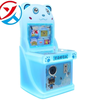 220V Cute Bear Single Arcade Game Coin-Operated Metal Mini Model Token For Ages 6+