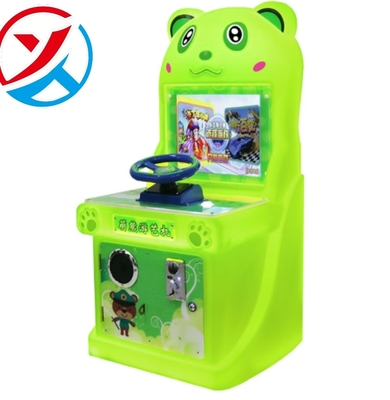 Commercial Colorful Cute Bear Indoor  Racing Arcade Game Machine Children Game Machine