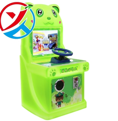 Commercial Colorful Cute Bear Indoor  Racing Arcade Game Machine Children Game Machine