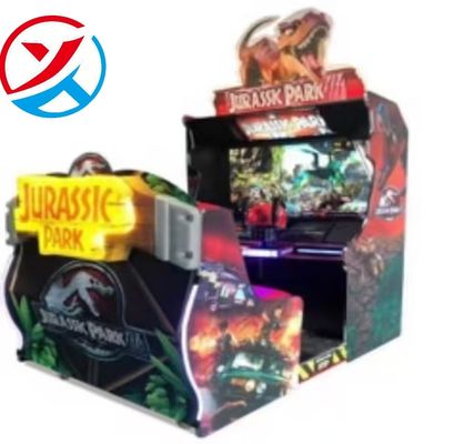 Colorful Park Coin Operated Arcade Game JURASSK PARK Simulation Machine