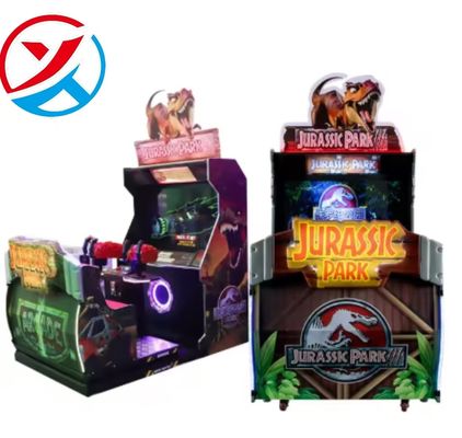 Colorful Park Coin Operated Arcade Game JURASSK PARK Simulation Machine