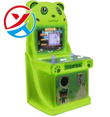 New Cute Bear Kid's Coin-operated Game Machine Double Player Happy Park Amusement