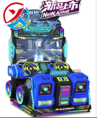 42-inch Coin Operated Kids Racing Simulator Arcade Machine FEC Amusement Game Center
