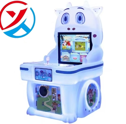 Cute Cow Single-Person 220V Coin-Operated Arcade Game Fun Pusher For Kids 6+Years