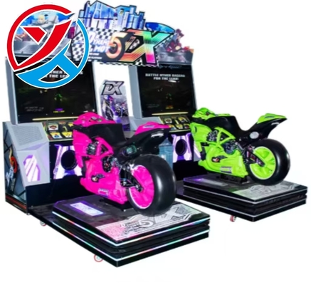 Factory Supplier Luxury Motorcycle Competition Race 2 Player Dynamic Game Machine