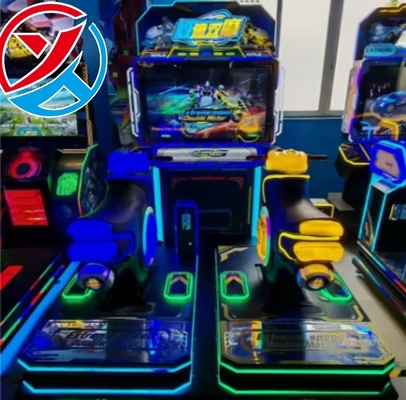 New Kid Simulator Moto Racing Extreme Speed Double Seats Coin Operated Game Machine