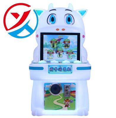 Indoor Cute Cow Single-Person Coin-Operated Video Game Arcade Button Game Machine