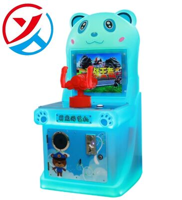 Cute Bear Coin-Operated Amusement Park For Kids Target Video Game Machine