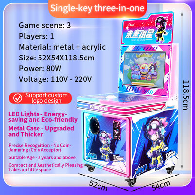 Factory-supplied Coin-operated Button Game Machine Children's Playground