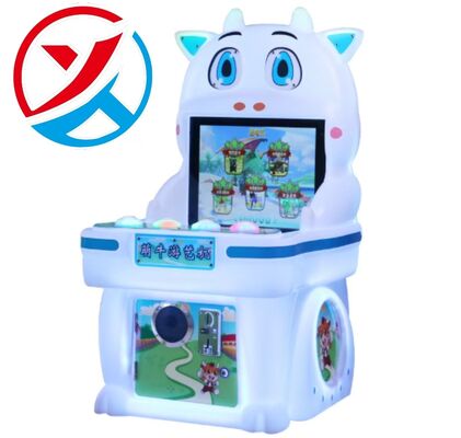 Cute Cow Single Person Coin Operated Video Game Machine Coin Acceptor Game Machine