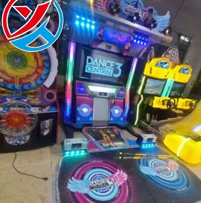 220V Adult Arcade Coin Pusher Street Dance Machine Simulator