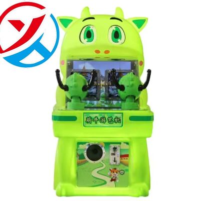 Cute Cow Commercial Coin-Operated Game Machine Kids Dual Player Ball Target Arcade Machine