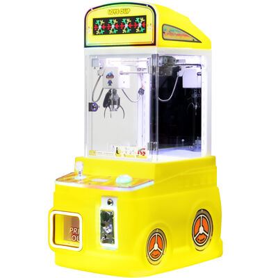 Coin-Operated LED Display Mini Prize Claw Machine Indoor Plush Toy Vending Machine