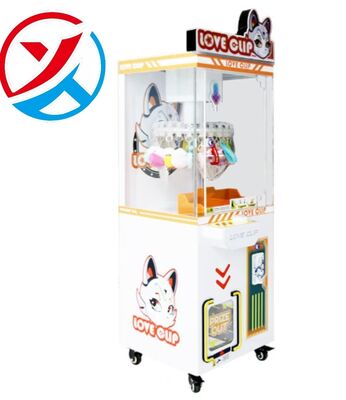 Coin Operated Lucky Plush Doll Machine Toy 220V/110V Prize Clip Gift Metal Clip Machine