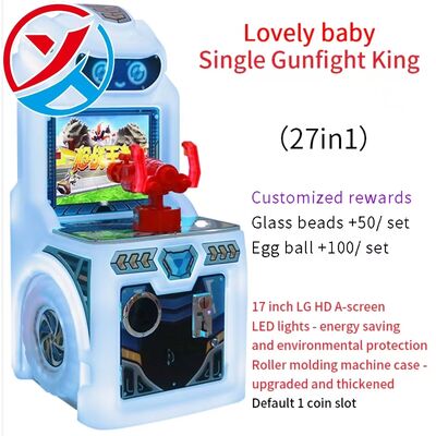 Mini Kids Shooting Game Cabinet Coin Operated Shooting Arcade Game Machine