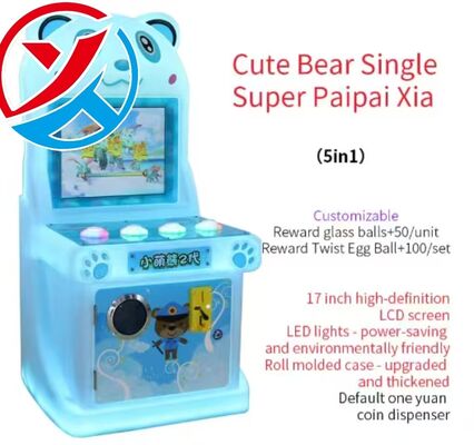 Factory Direct Bear Coin-operated Game Machine Amusement Park Button Game Machine
