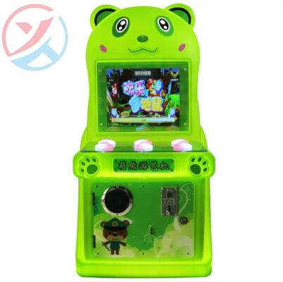 Cute Bear Kids Whack-a-Mole Arcade Machine Coin Operated Indoor Game Console