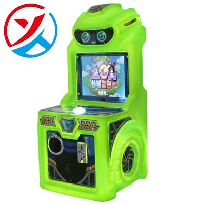 Creative Green Arcade Game Machine Essential Kids Entertainment For Homes And Malls