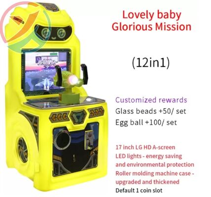 Cute Baby Kids Arcade Target Game Machine With Coin Operated System Amusement Manufacturer
