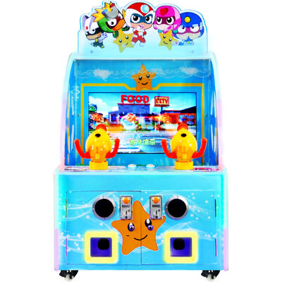 Coin Operated Double People Game Machine Water Gun Arcade Game With Customizable For Kids