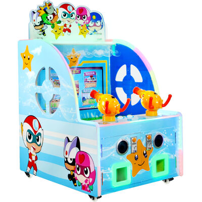 Coin Operated Double People Game Machine Water Gun Arcade Game With Customizable For Kids