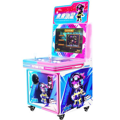 Coin Operated Kids Video Game Machine Joystick Arcade Machine For Shopping Mall 220V
