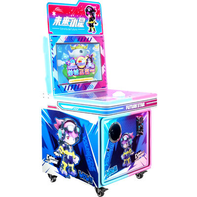 Kids Button Game Arcade Machine Future Star Coin Operated Game Machine For Indoor Playgrounds