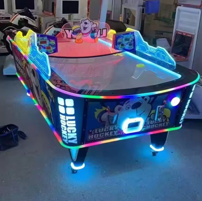 Commercial Coin Operated Kids Air Hockey Table Arcade Machine For Game Center