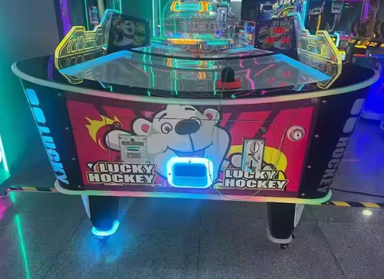 Commercial Coin Operated Kids Air Hockey Table Arcade Machine For Game Center