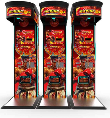 Commercial Arcade Boxing Machine With Digital Score Display For Amusement Centers