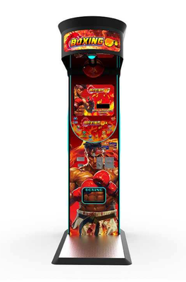 Commercial Arcade Boxing Machine With Digital Score Display For Amusement Centers