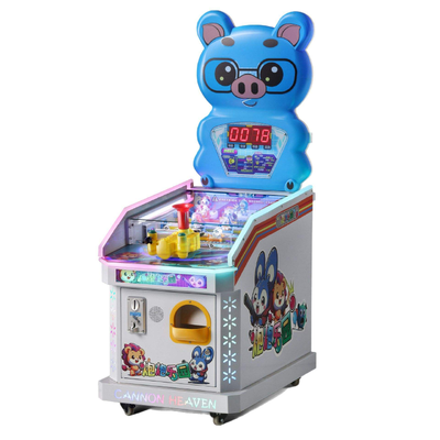 Animal Theme Kids Coin Operated Kids Ball Cannon Game Machine For Arcades Manufacturer