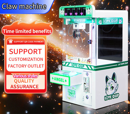 Led Dot Matrix Mini Claw Machine Single Player Arcade Prize Crane Machine