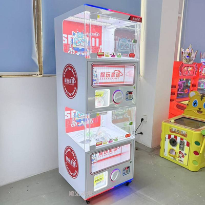 Commercial Coin Operated Double Layer Gashapon Machine For Shopping Malls 