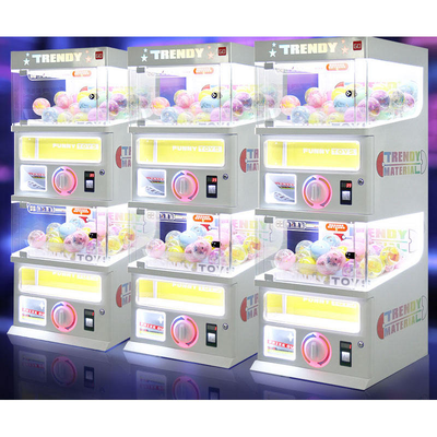 Commercial Coin Operated Double Layer Gashapon Machine For Shopping Malls 