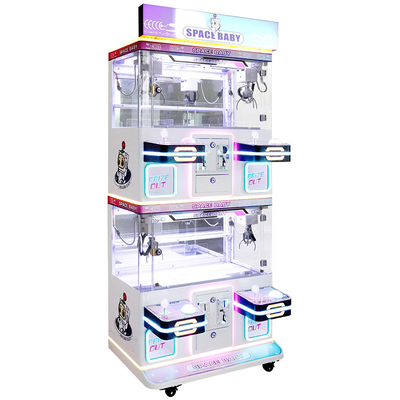 Space Baby 4 Player Claw Machine Commercial Multi-Player Prize Crane Machine