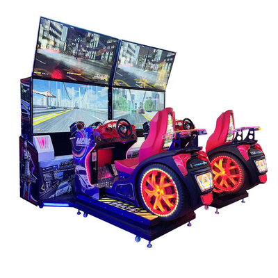 Double Player LED Racing Arcade Machine Immersive Car Driving Simulator Game Machine