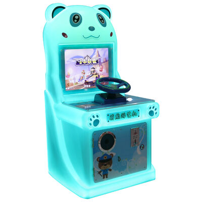 Attractive Design Cute Bear Series Kids Arcade Game Machine Racing Game Machine